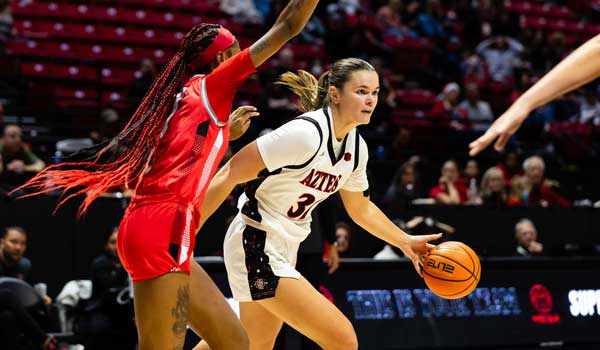 Cali Clark has been a key to the Aztecs’ success this year (San Diego State Athletics)